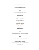 AGS-pastore se belewenis van gemeentestrukture.