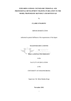 Exploring school counselors’ personal and professional development training in relation to the model proposed by Skovholt  and Rønnestad