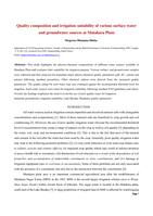 Quality composition and irrigation suitability of various surface water and groundwater sources at Matahara Plain