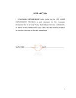 A preliminary assessment of a life skills empowerment program in the Limpopo Province