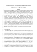 Groundwater property and composition variability under long-term irrigated area of Wonji Plain, Ethiopia