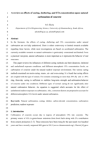 A review on effects of curing, sheltering, and CO2 concentration upon natural carbonation of concrete