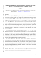 Implications of global CO2 emissions on natural carbonation and service 1 lifespan of concrete infrastructures – reliability analysis