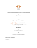 Construct, item, and response bias across cultures in personality measurement