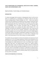 Youth transitioning out of residential care in South Africa: towards Ubuntu and interdependent living