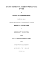 Gatang high school students' perceptions of AIDS