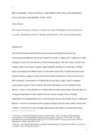 Biota Barons, ‘neo-eurasias’ and Indian-new Zealand informal eco-cultural networks, 1830s–1870s
