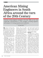 American mining engineers in South Africa around the turn of the 20th century