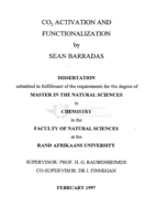CO2 activation and functionalization