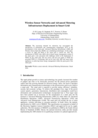 Wireless sensor networks and advanced metering infrastructure deployment in smart grid