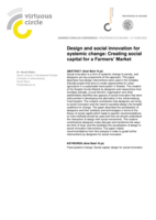 Design and social innovation for systemic change: creating social capital for a farmers’ market