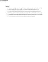 Implementation of a science-action partnership to manage a threatened ecosystem in an urban context