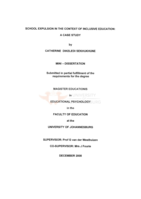School expulsion in the context of inclusive education: a case study