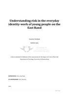 Understanding risk in the everyday identity-work of young people on the East Rand
