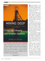 Mining deep : the origins of the labour structure in South Africa : a sign of a deeper and broader malaise