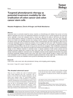 Targeted photodynamic therapy as potential treatment modality for the eradication of colon cancer and colon cancer stem cells