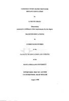 Constructivist-based texts for distance education