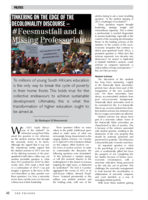 Tinkering on the edge of the decoloniality discourse : #feesmustfall and a missing professoriate