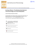 Editorial. An easy alliance : the relationship between phenomenology and psychobiography