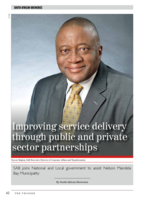 Improving service delivery through public and private sector partnerships