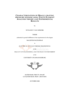 Characterization of Bragg grating pressure sensor using  finite element analysis theory and experimental results