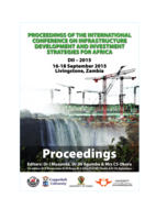 Proceedings of the International Conference on infrastructure development and investment strategies for Africa : DII-2015 : 16-18 September 2015, Livingstone, Zambia