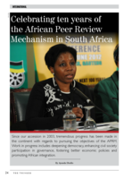Celebrating ten years of the African peer review mechanism in South Africa