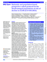 Rationale and population-based prospective cohort protocol for the disadvantaged populations at risk of decline in eGFR (CO-DEGREE)