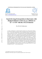 Search for long-lived particles in final states with displaced dimuon vertices in pp collisions at √s = 13 TeV with the ATLAS detector