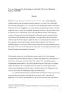 Why was it important for the Byzantines to read Latin? The views of Demetrios Kydones (1324-1398)