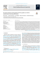 An early numeracy intervention for first-graders at risk for mathematical learning difficulties
