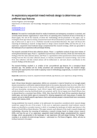 An exploratory sequential mixed methods design to determine user-preferred app features