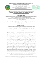 Aggressive behaviour among adolescents with mild intellectual Disability : do parental conflicts, peer influence, and socio- environmental deprivation play a role?