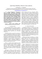 Agile energy modelling : a business centric approach
