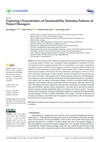 Exploring characteristics of sustainability stimulus patterns of Project Managers