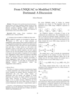 From UNIQUAC to modified UNIFAC Dortmund : a discussion