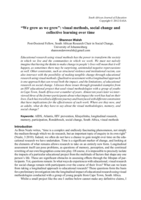 “We grew as we grew” : visual methods, social change and collective learning over time