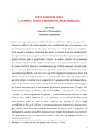 Sur le concept de force. La puissance passive Chez Aristote, Hegel, Heidegger