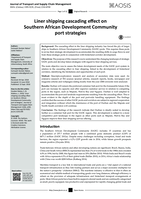 Liner shipping cascading effect on Southern African Development Community port strategies