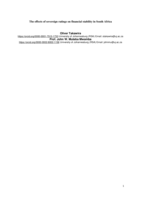 The effects of sovereign ratings on financial stability in South Africa