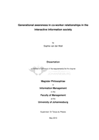 Generational awareness in co-worker relationships in the interactive information society