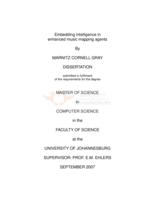 Embedding intelligence in enhanced music mapping agents