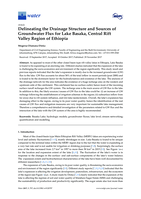 Delineating the drainage structure and sources of groundwater flux for Lake Basaka, Central Rift Valley Region of Ethiopia