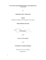 Functionalised porphyrazines and their use in catalysis