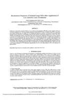 Biochemical responses of isolated lung CSCs after application of low intensity laser irradiation