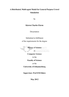 A distributed, multi-agent model for general purpose crowd simulation
