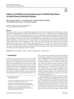 Influence of SiAlON ceramic reinforcement on Ti6Al4V alloy matrix via spark plasma sintering technique