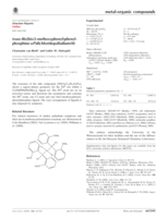 Trans-Bis[bis(2-methoxyphenyl)phenylphosphine- κP]dichloridopalladium(II)