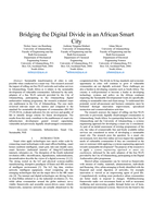 Bridging the digital divide in an African smart city
