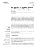 The missing link between memory and reinforcement learning
